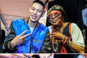 澳大利亚vs土耳其-6-麦迪逊广场花园巨星云集！林书豪和斯派克·李合影并互赠球衣