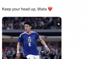德国vs库拉索-8-因伤最后时刻退出世界杯，利物浦勉励远藤航：抬起头来继续前进吧