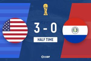 法国vs伊拉克-4-半场-美国暂3-0巴拉圭 巴洛贡首秀双响麦肯尼造乌龙普利西奇助攻