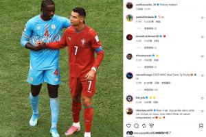 世界杯_墨西哥vs南非-民主刚果爆冷1-1葡萄牙！图安泽贝晒与C罗合影：历史缔造者