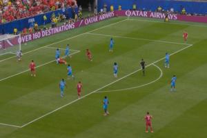 世界杯_刚果民主共和国vs乌兹别克斯坦-可惜！第54分钟，坎塞洛倒勾破门越位在先