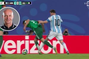 卡塔尔vs瑞士-5-波媒：FIFA认定梅西踩小腿犯规未出红牌判罚正确，已告知参赛裁判